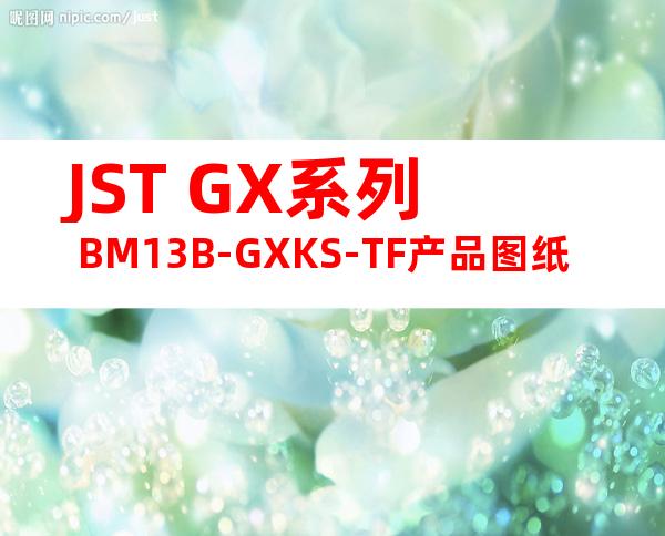 JST GX系列 BM13B-GXKS-TF产品图纸